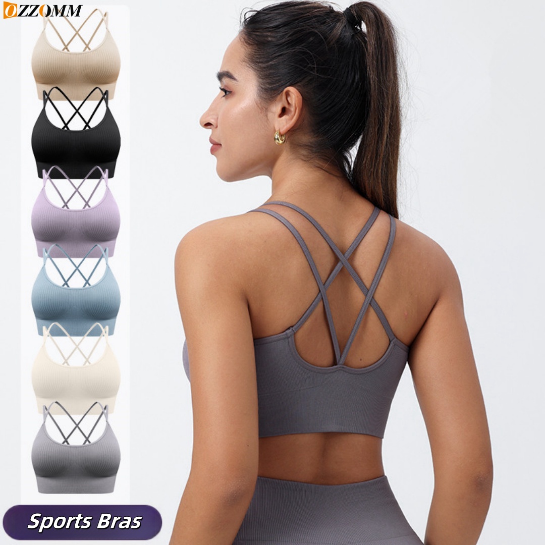 Plunge Bra Push Up - 1PC Cotton Sports Bras Women Push