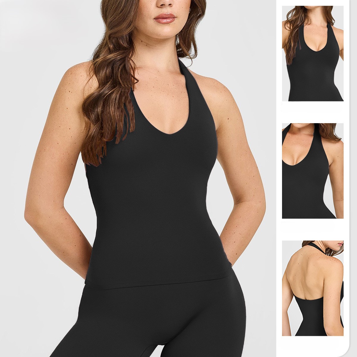 Naked Feel Halter Neck Yoga Sp - огляд і ціна Plunge Bra Push Up