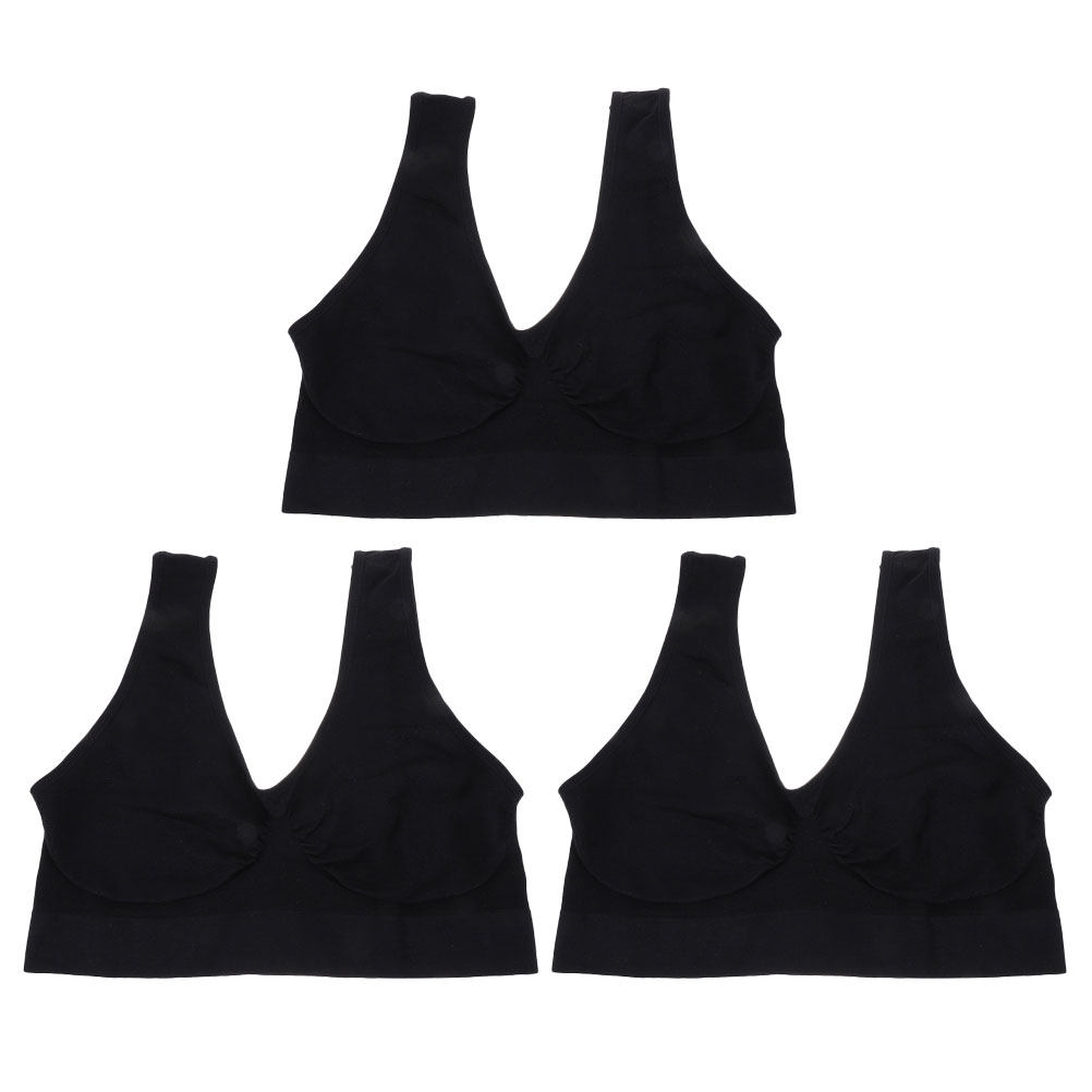 3pcs Yoga Sports Bra Seamless  - огляд і ціна Wirefree Bra Comfort